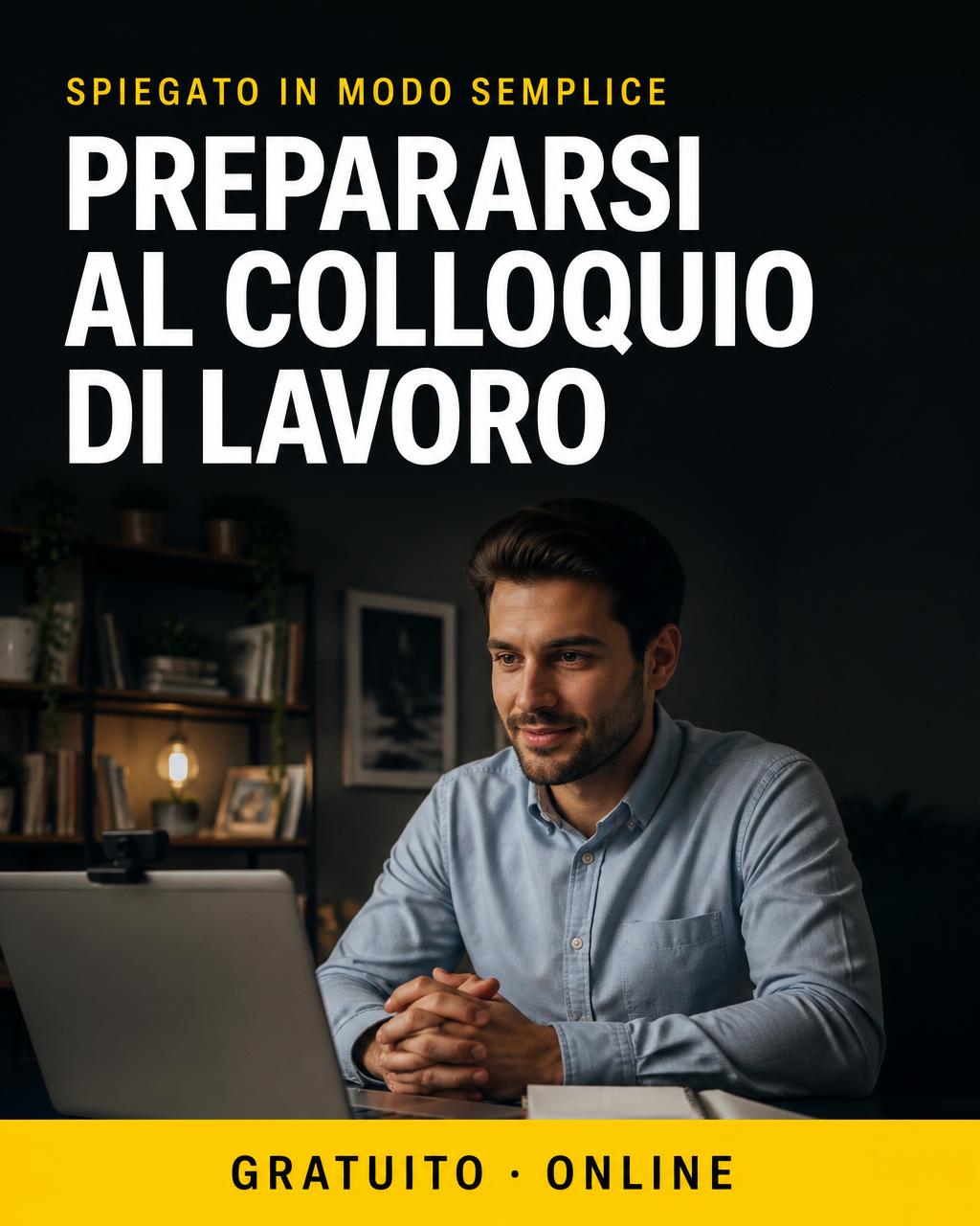 Locandina del corso: Prepararsi al colloquio di lavoro